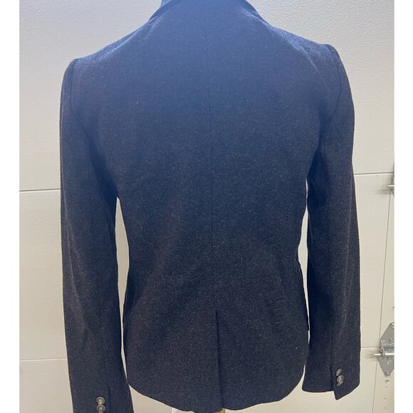 GAP Academy Blazer Wool Blend Black Stone Charcoal Gray 2-Button NWT - Picture 2 of 10